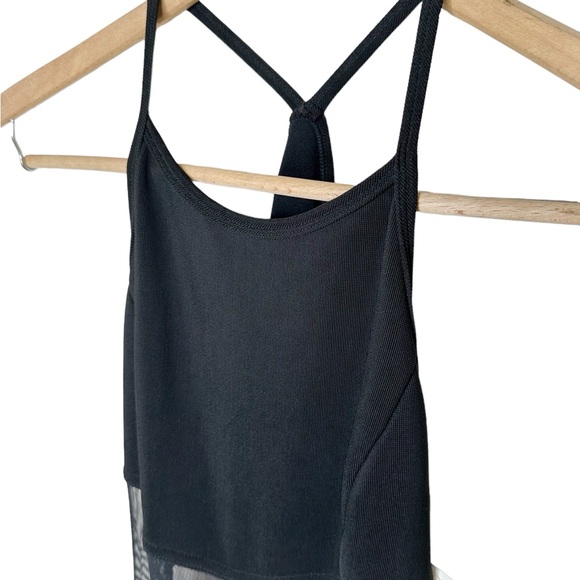 Vintage Y2K Rampage Stretchy Knit Maxi Dress Sheer Waist Halter Neckline Size 7 - Picture 2 of 14